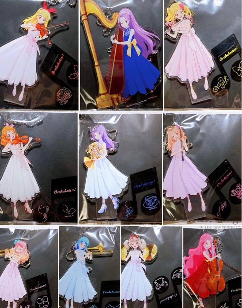 オケカツ！アクリルバッジスタンドキーホルダー　5種セット オケカツ！アクリルバッジスタンドキーホルダー 5種セット 【公式通販】